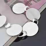 925 Silver Round Card Chain Bracelet BR59