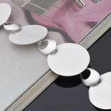 925 Silver Round Card Chain Bracelet BR59