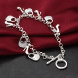 925 Sterling Silver Bracelet BR61