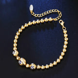 18KT Beads Chain Bracelet for Wedding Gift