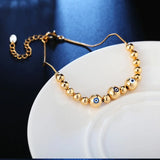 18KT Beads Chain Bracelet for Party Wedding Gift