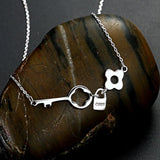 Personality Woman Party Wedding Gift S925 Silver Necklace
