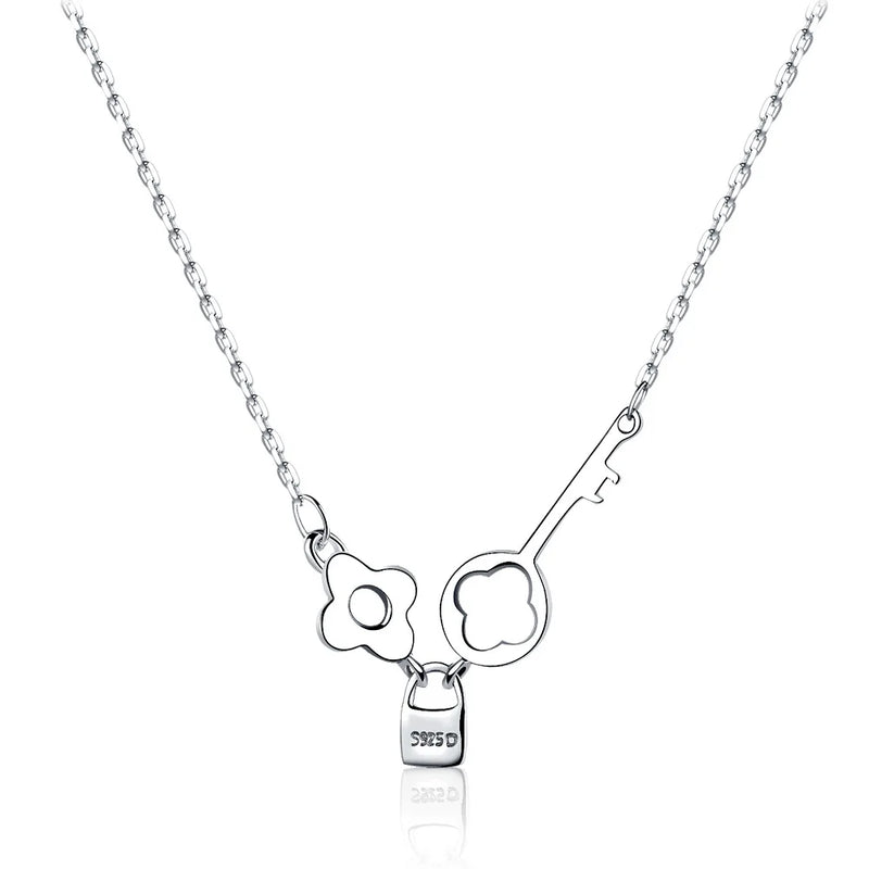 Personality Woman Party Wedding Gift S925 Silver Necklace