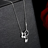 Personality Woman Party Wedding Gift S925 Silver Necklace