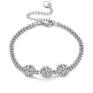 Luxury Zircon Chain 18KT Bracelet BR49