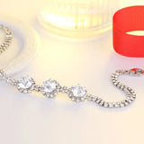 Luxury Zircon Chain 18KT Bracelet BR49