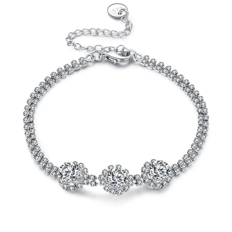 Luxury Zircon Chain 18KT Bracelet BR49