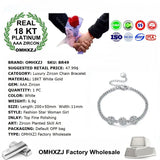 Luxury Zircon Chain 18KT Bracelet BR49