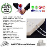 Unisex 925 Sterling Silver Chain Necklace NC180