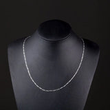 Unisex 925 Sterling Silver Chain Necklace NC180