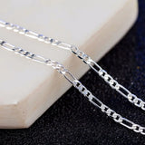 Unisex 925 Sterling Silver Chain Necklace NC180