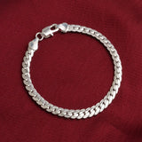 Unisex 925 Silver 18KT Bracelet BR121