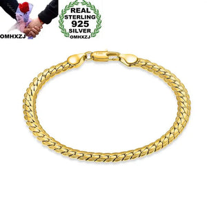 Unisex 925 Silver 18KT Bracelet BR121