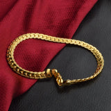 Unisex 925 Silver 18KT Bracelet BR121