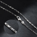 Unisex 925 Sterling Silver Chain Necklace