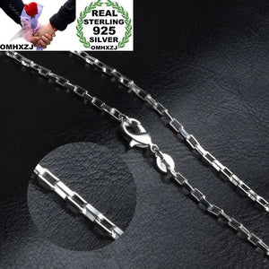 Unisex 925 Sterling Silver Chain Necklace