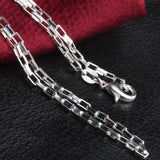 Unisex 925 Sterling Silver Chain Necklace