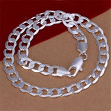 Unisex 925 Sterling Silver Chain Necklace NC195
