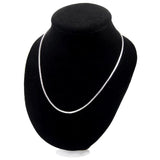 Unisex Silver Snake Chain Necklace 925 Sterling 2.4MM Wedding Gift