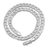 Unisex Silver Chain Necklace 925 Sterling Silver NC197
