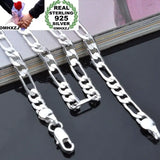 925 Sterling Silver Chain Necklace Unisex Gift