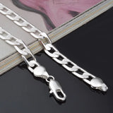 Unisex 925 Sterling Silver Chain Necklace, 4MM, Wedding Gift