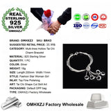Tai Chi Charm 925 Sterling Silver Bracelet BR43