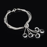 Tai Chi Charm 925 Sterling Silver Bracelet BR43