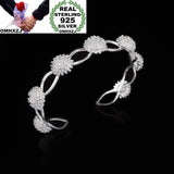 Seven Fireworks 925 Sterling Silver Cuff Bangle Bracelet