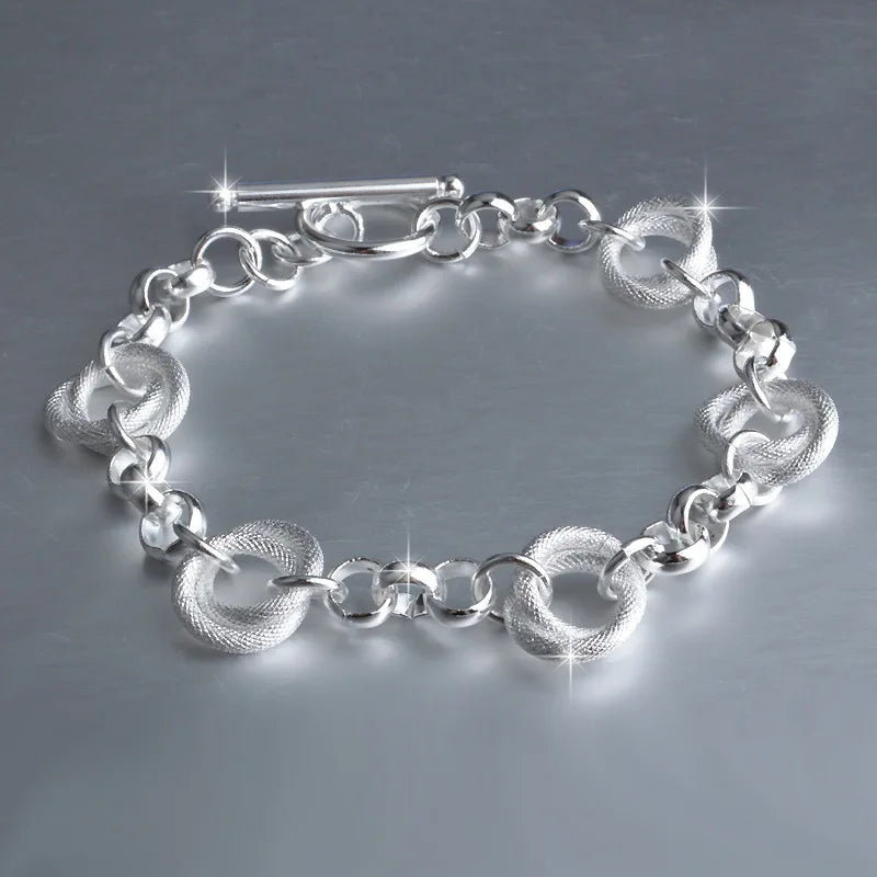 925 Sterling Silver Bracelet BR54 Party Wedding Gift