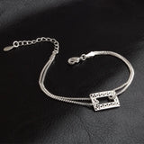 925 Silver Zircon Bracelet for Wedding Gift