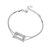 925 Silver Zircon Bracelet for Wedding Gift