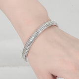 Vintage XINJING Tai Silver Open Bracelet Bangle