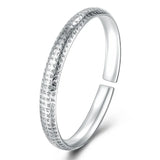 Vintage XINJING Tai Silver Open Bracelet Bangle