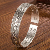 European Style S999 Silver Open Bangle Bracelet
