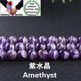 Natural Stone Hot Amethyst Round Beads 12 14 16mm Jewelry Making