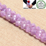 Natural Lanvender Amethyst Cut Beads for DIY Bracelet Necklace
