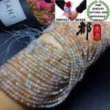 Moonstone Cut Bead 3-3.2mm for DIY Bracelet Necklace