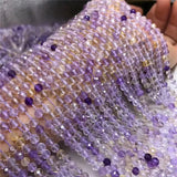 Natural Stone Ametrine Beads 4-4.5mm DIY Bracelet Necklace Jewelry Making