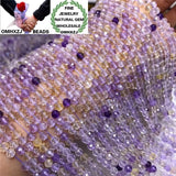 Natural Stone Ametrine Beads 4-4.5mm DIY Bracelet Necklace Jewelry Making