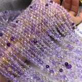 Natural Stone Ametrine Beads 4-4.5mm DIY Bracelet Necklace Jewelry Making
