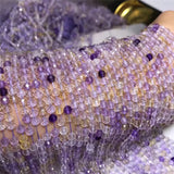 Natural Stone Ametrine Beads 4-4.5mm DIY Bracelet Necklace Jewelry Making