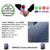 Labradorite Round Bead 1x2mm DIY Bracelet Necklace Jewelry Making