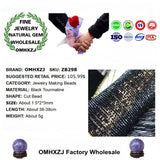 Natural Stone Tourmaline Cut Beads 1.5x2x3mm DIY Bracelet Necklace Jewelry