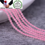 23mm DIY Rose Quartz Beads for Jewelry Making