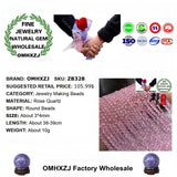 Rose Quartz Beads 3x4mm for DIY Jewelry Making