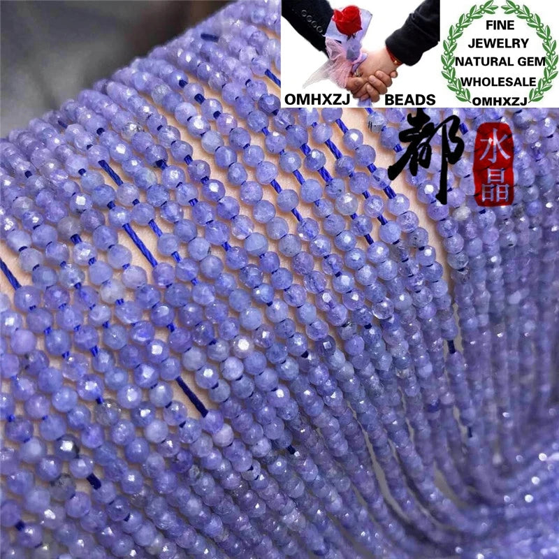 Natural Tanzanite Beads for DIY Jewelry Making