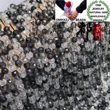 Natural Rutilated Quartz Beads 3x4mm DIY Jewelry Making