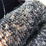 Natural Rutilated Quartz Beads 3x4mm DIY Jewelry Making