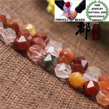 Natural Stone Fine Fortune Faceted Beads DIY Jewelry Making Accessories